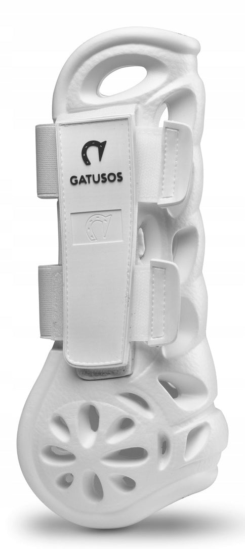 Ochraniacze GATUSOS DELUXE AIR przody biały - Cavalo